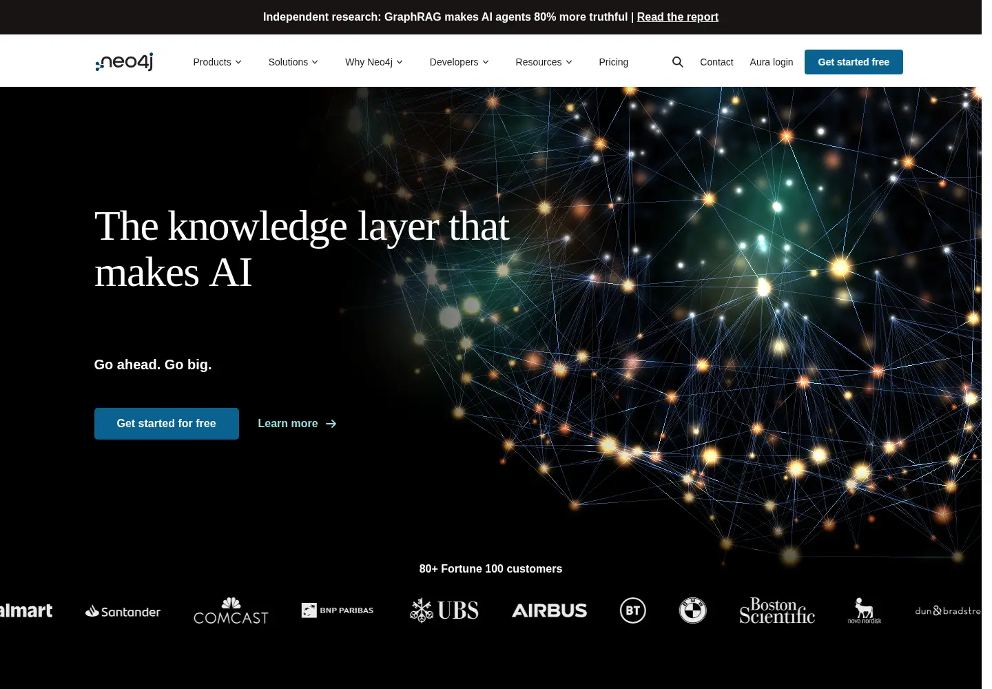 Screenshot of neo4j.com