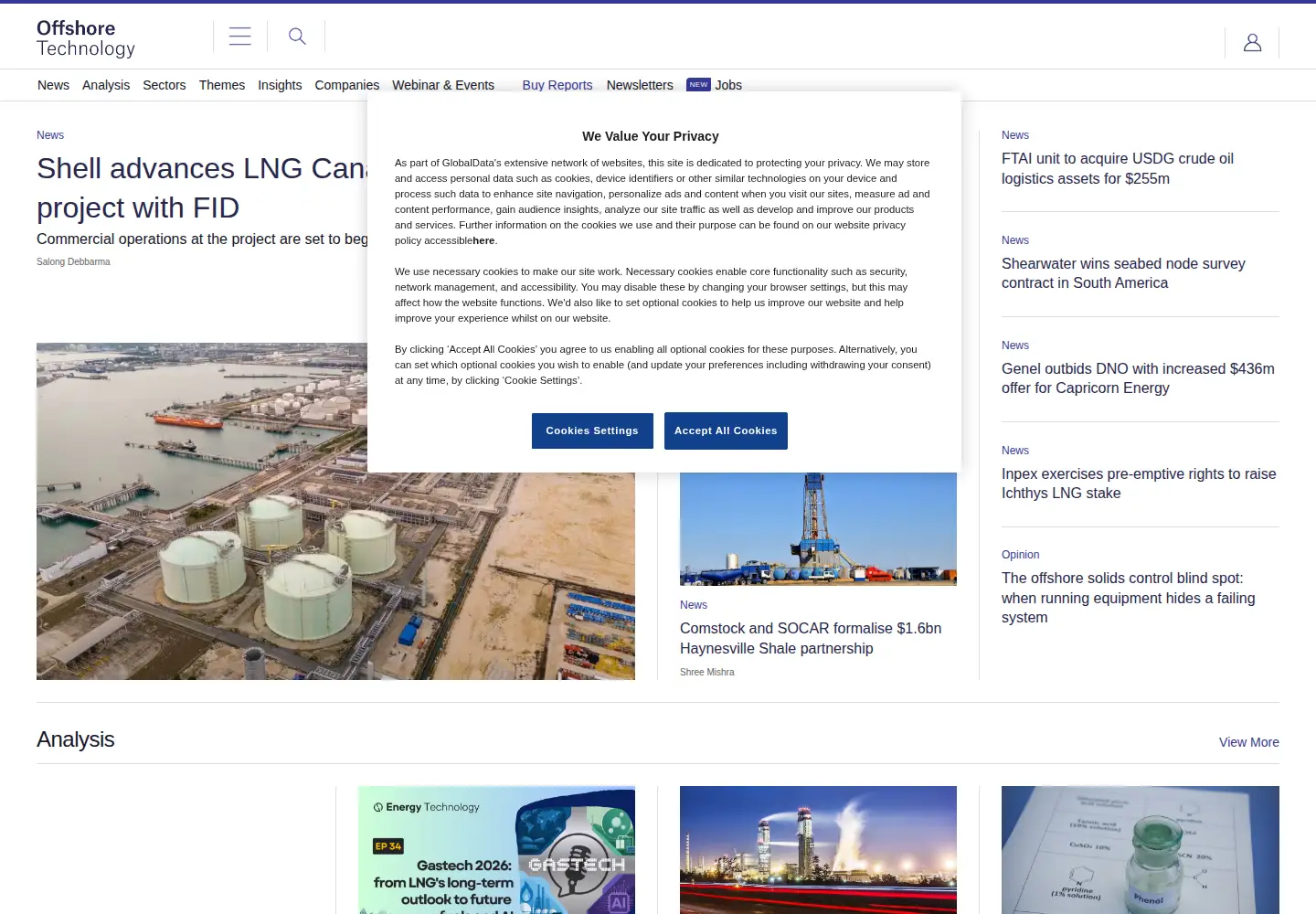 Screenshot of offshore-technology.com