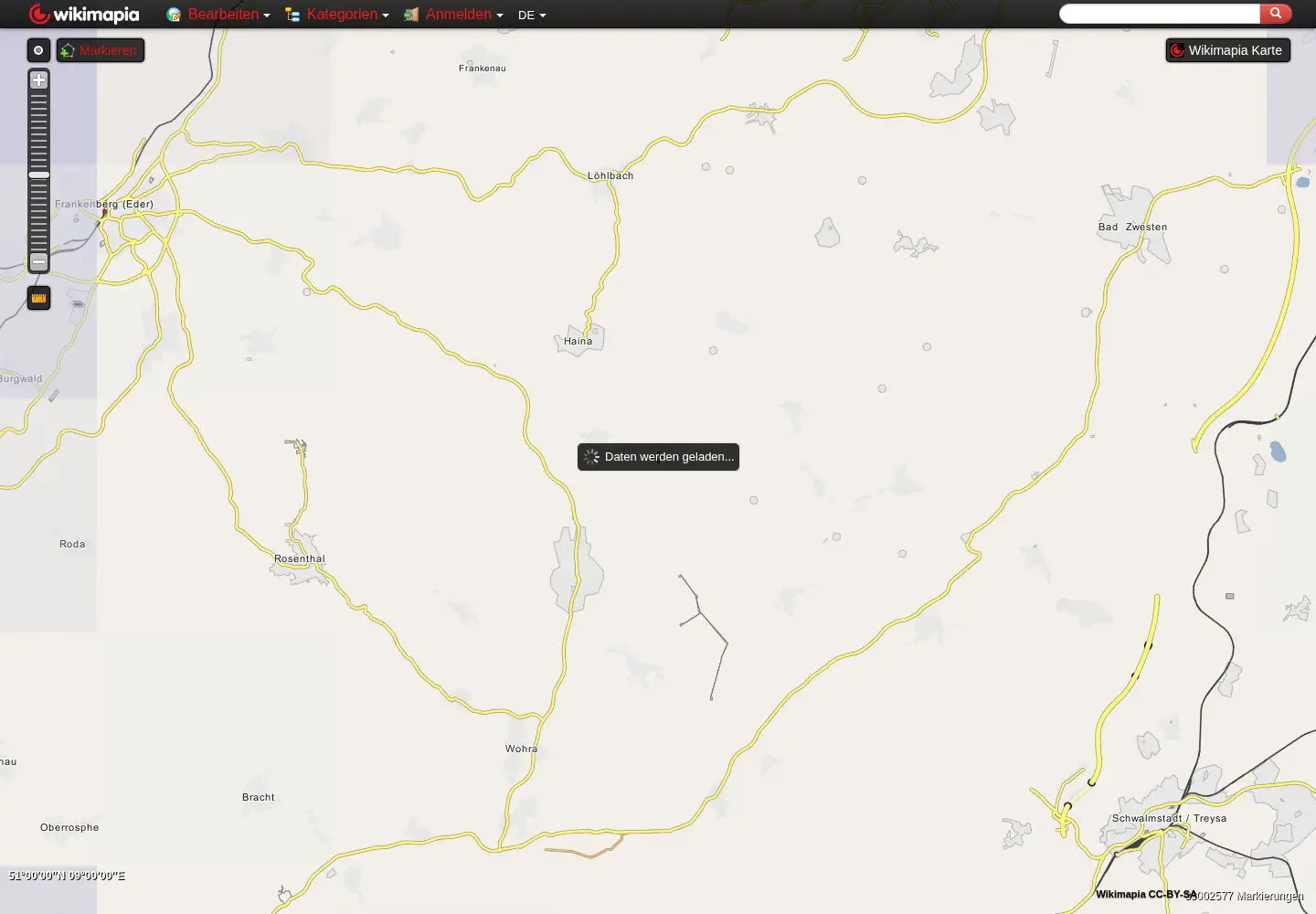 Screenshot of wikimapia.org