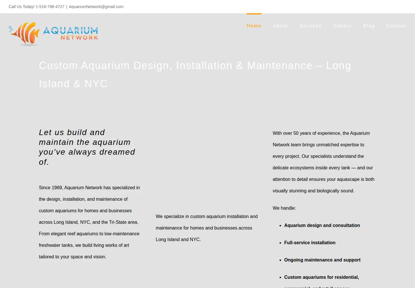 Screenshot of aquariumnetwork.com