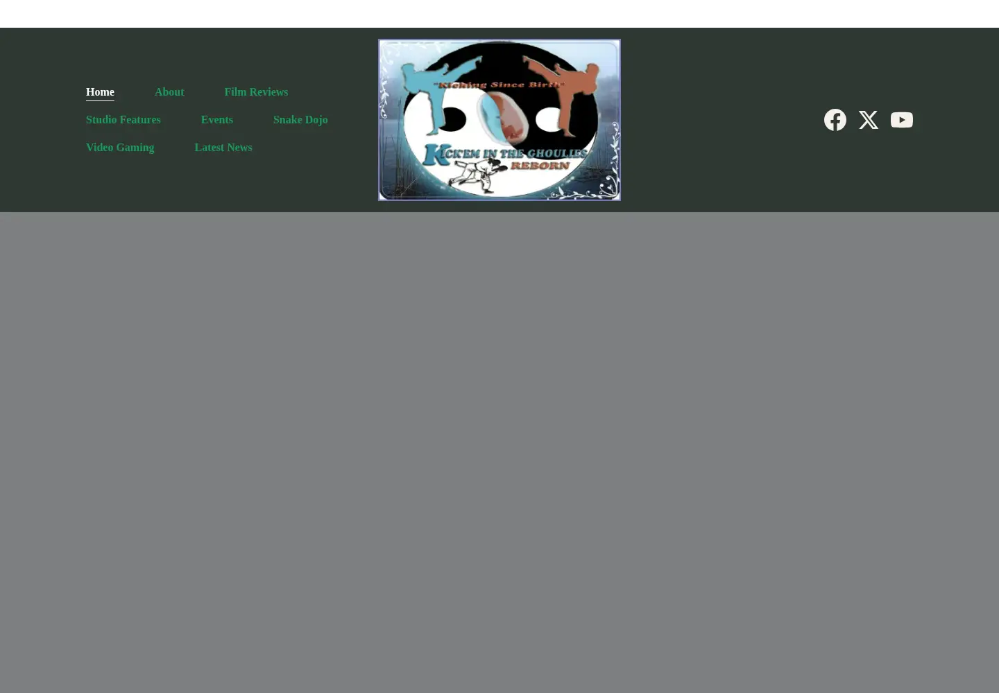 Captured homepage of kickemintheghoulies.com in the current scan