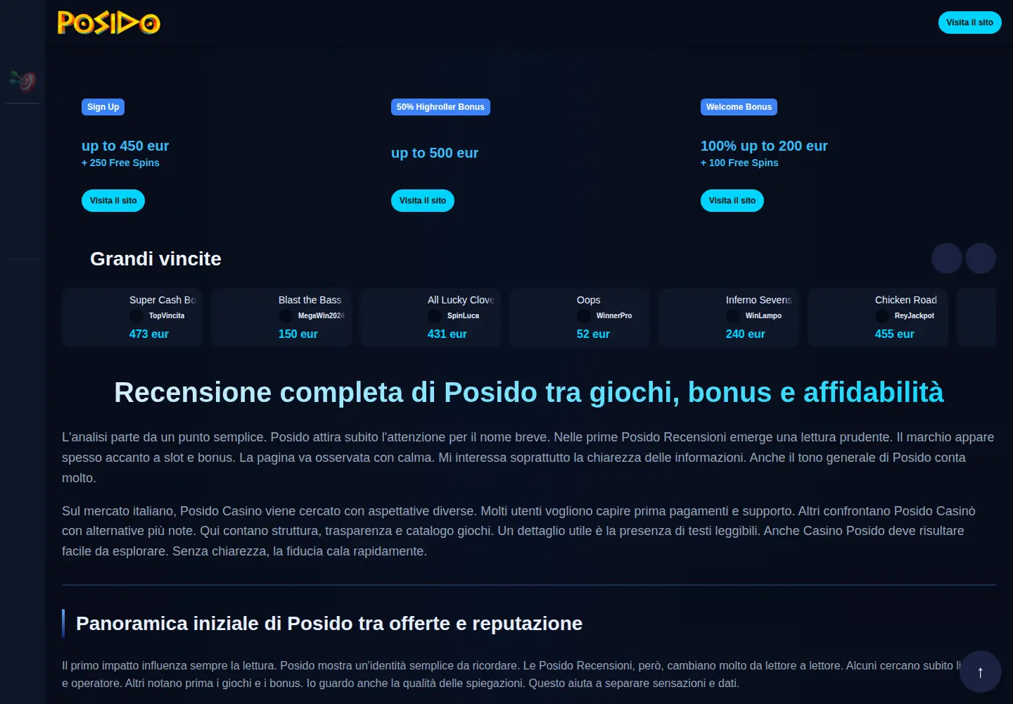 Captured homepage of tml-comunicazione.it in the current scan