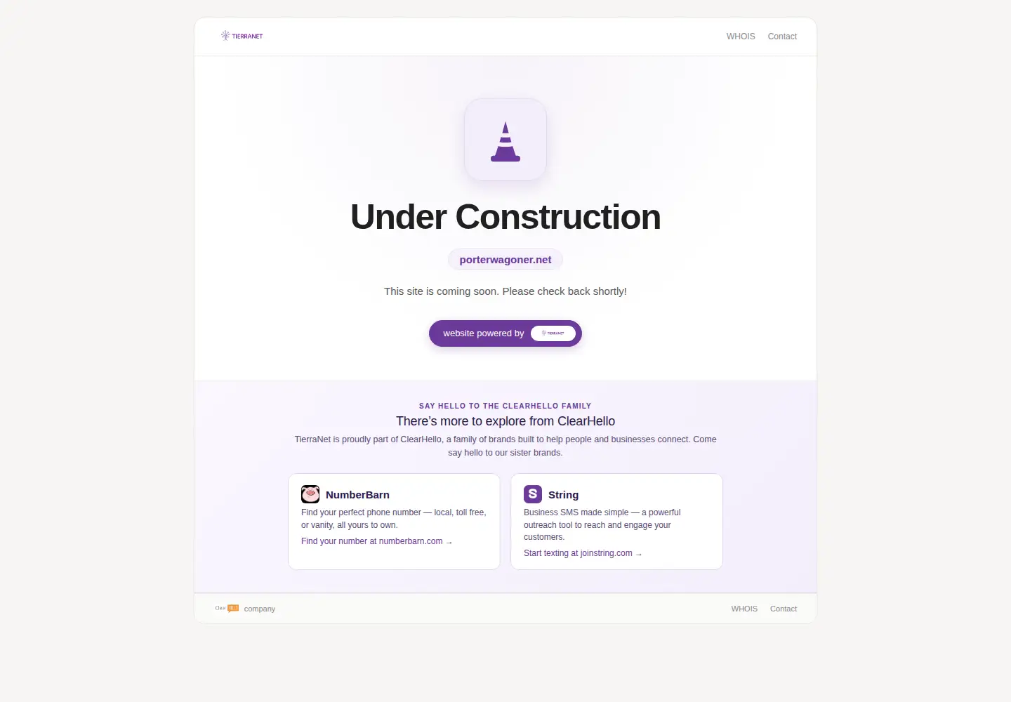 Screenshot of porterwagoner.net