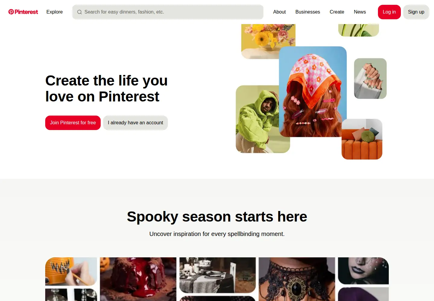 Screenshot of pinterest.com.mx