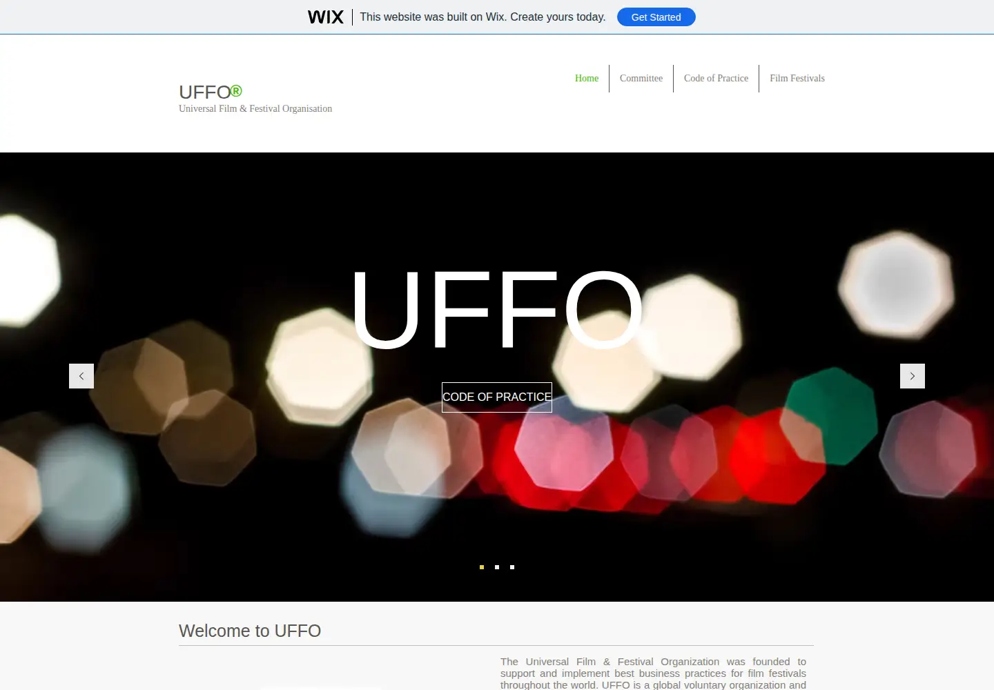 Screenshot of uffo.org