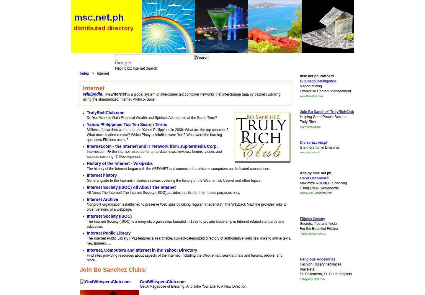 Screenshot of msc.net.ph