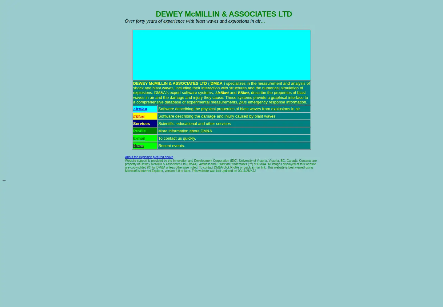 Screenshot of blastanalysis.com