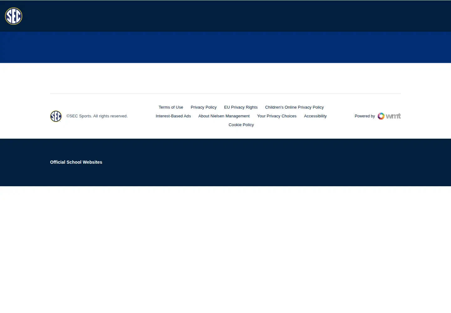 Screenshot of secsports.com
