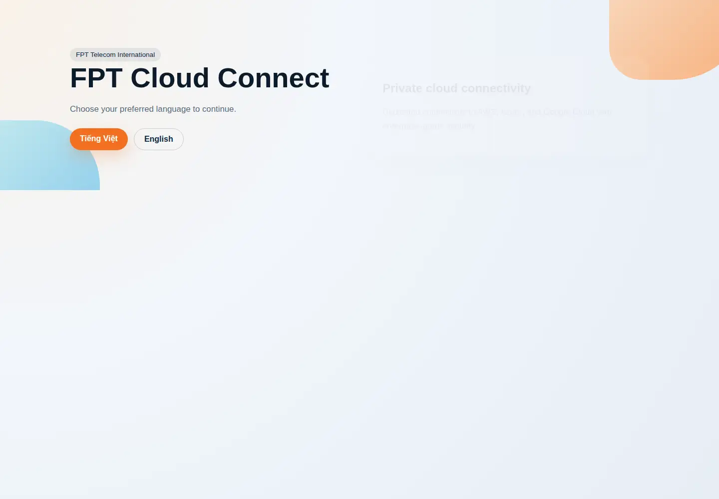 Captured homepage of cloudconnect.vn in the current scan