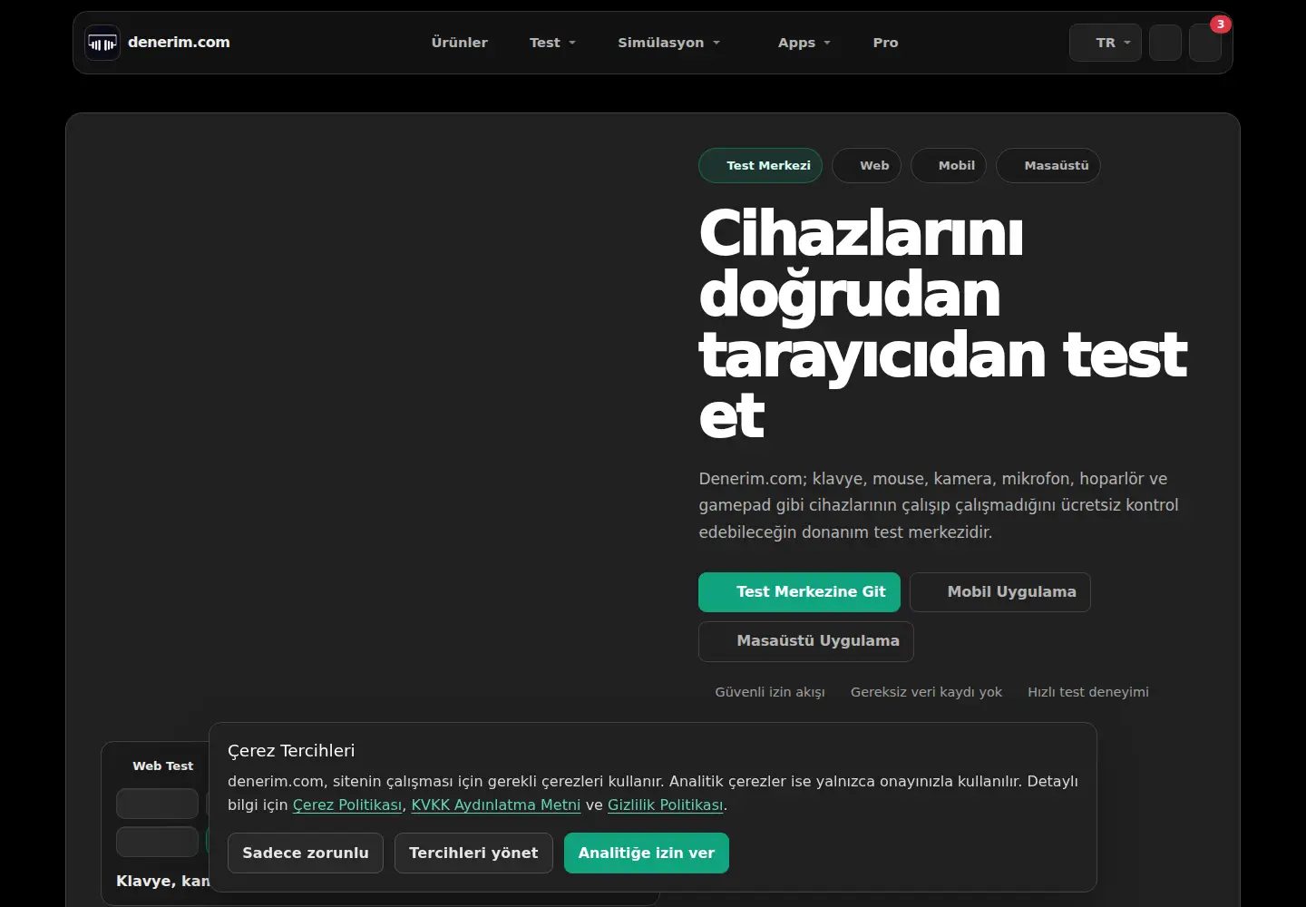 Captured homepage of denerim.com in the current scan