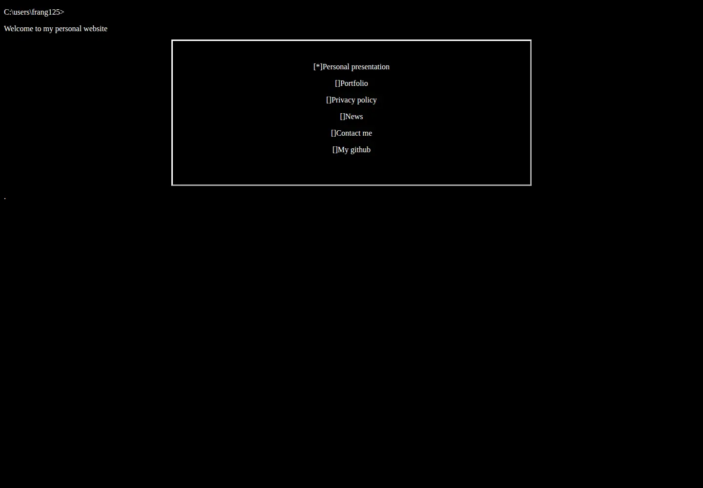Screenshot of frang125.com