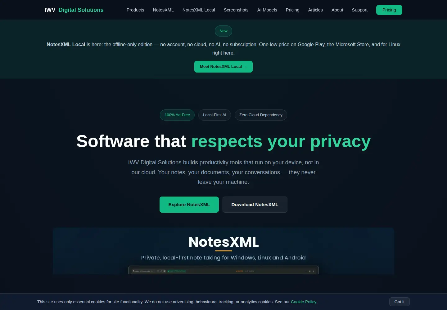 Screenshot of iwvdigitalsolutions.com
