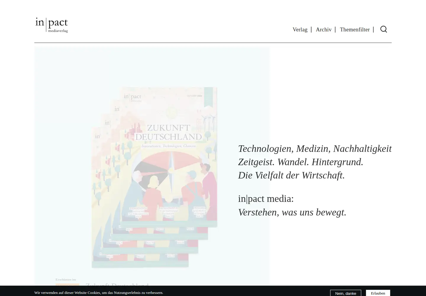 Screenshot of inpactmedia.com