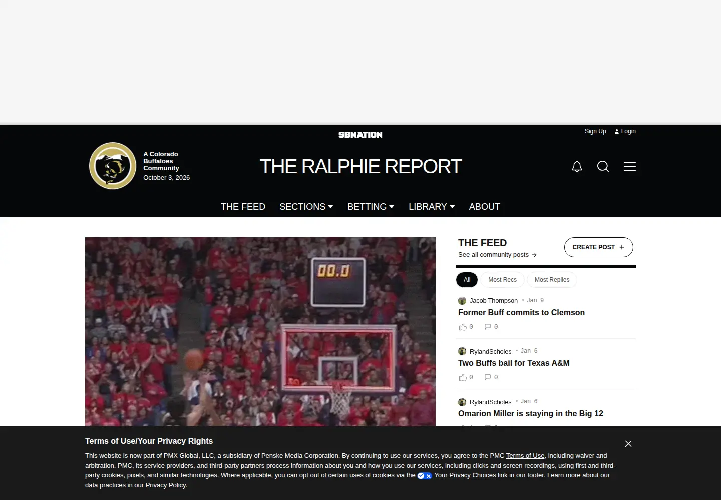 Screenshot of ralphiereport.com