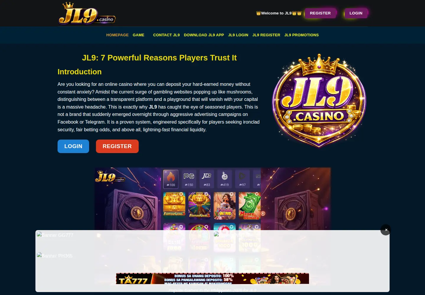 Screenshot of jl9.casino