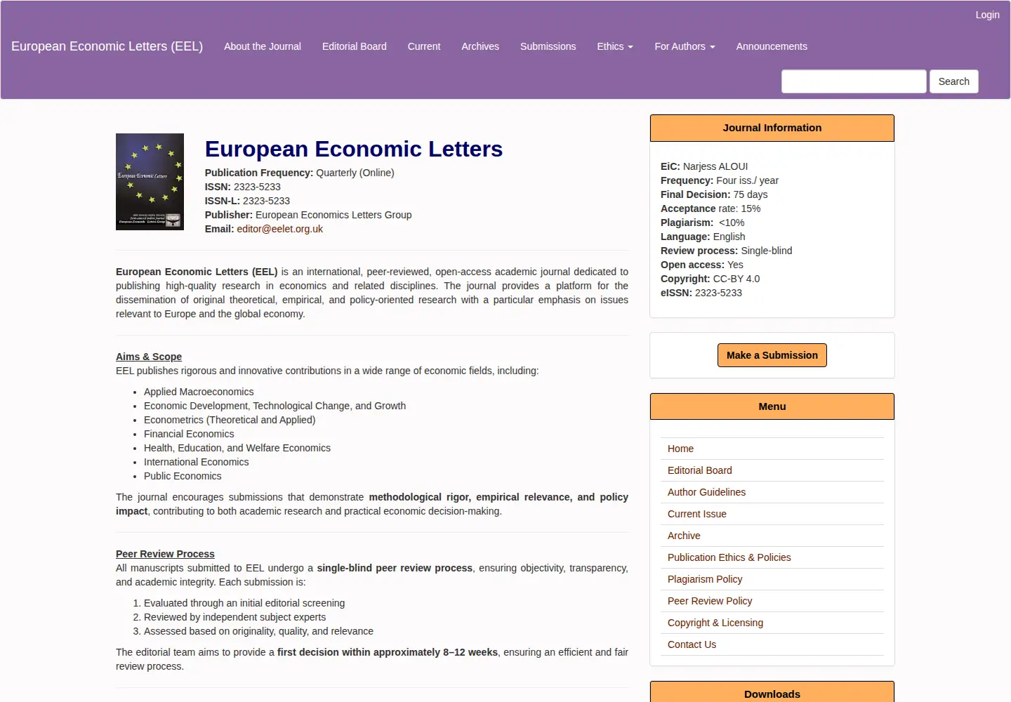 Screenshot of eelet.org.uk