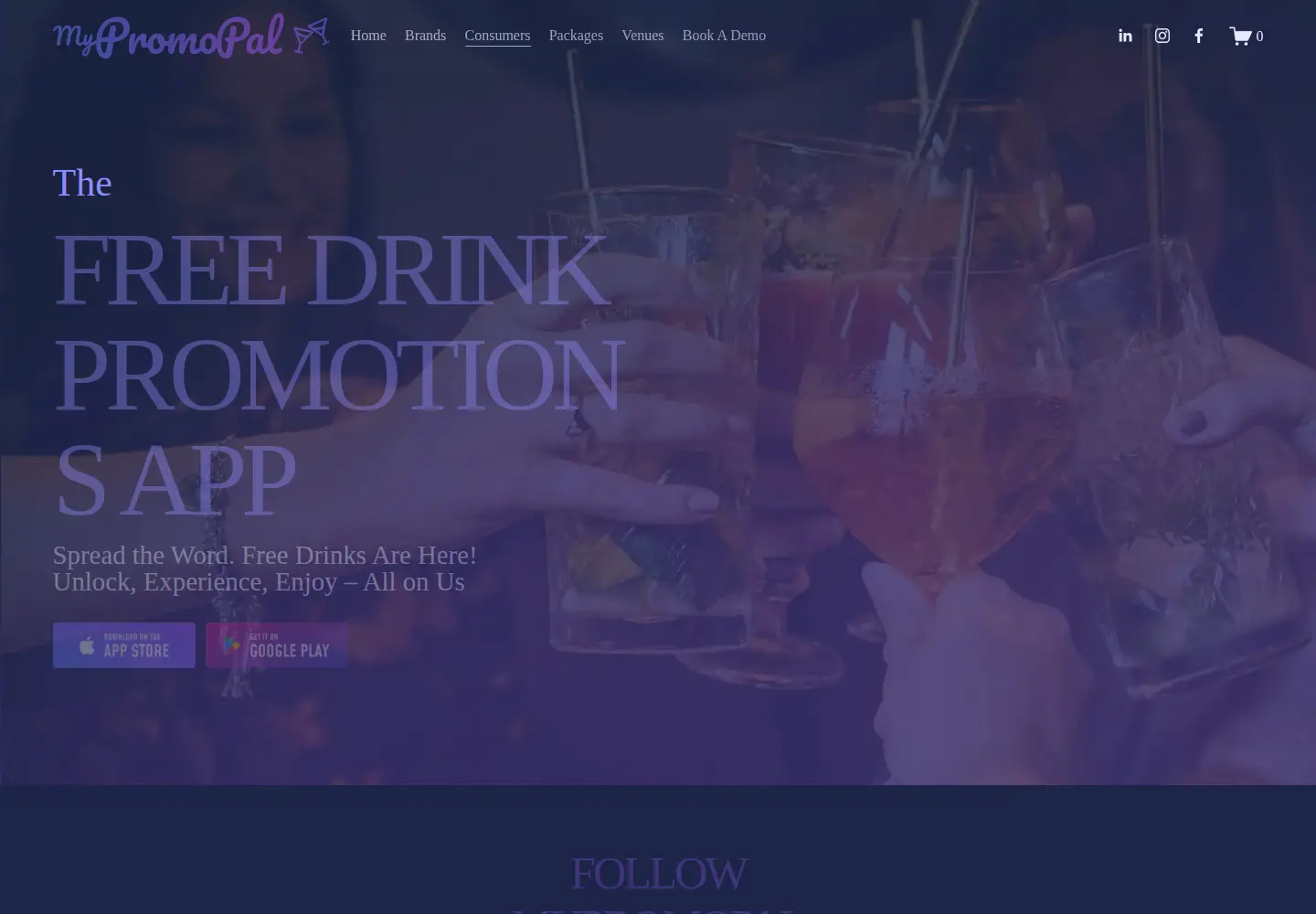 Captured homepage of mypromopal.com in the current scan