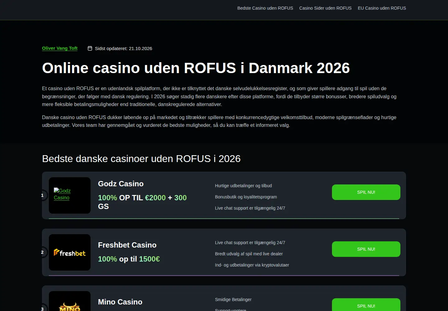 Screenshot of goering.dk