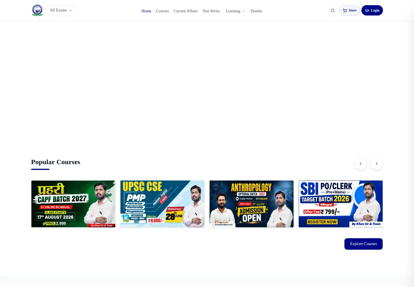 Screenshot of khanglobalstudies.com