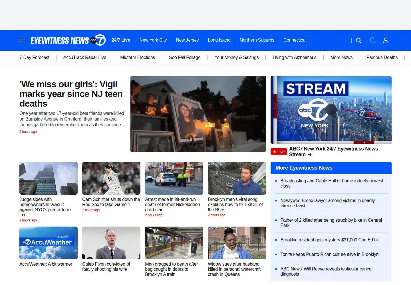 Screenshot of abc7ny.com