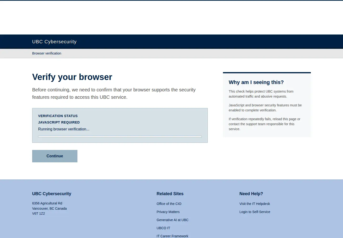 Captured homepage of soilweb.ca in the current scan