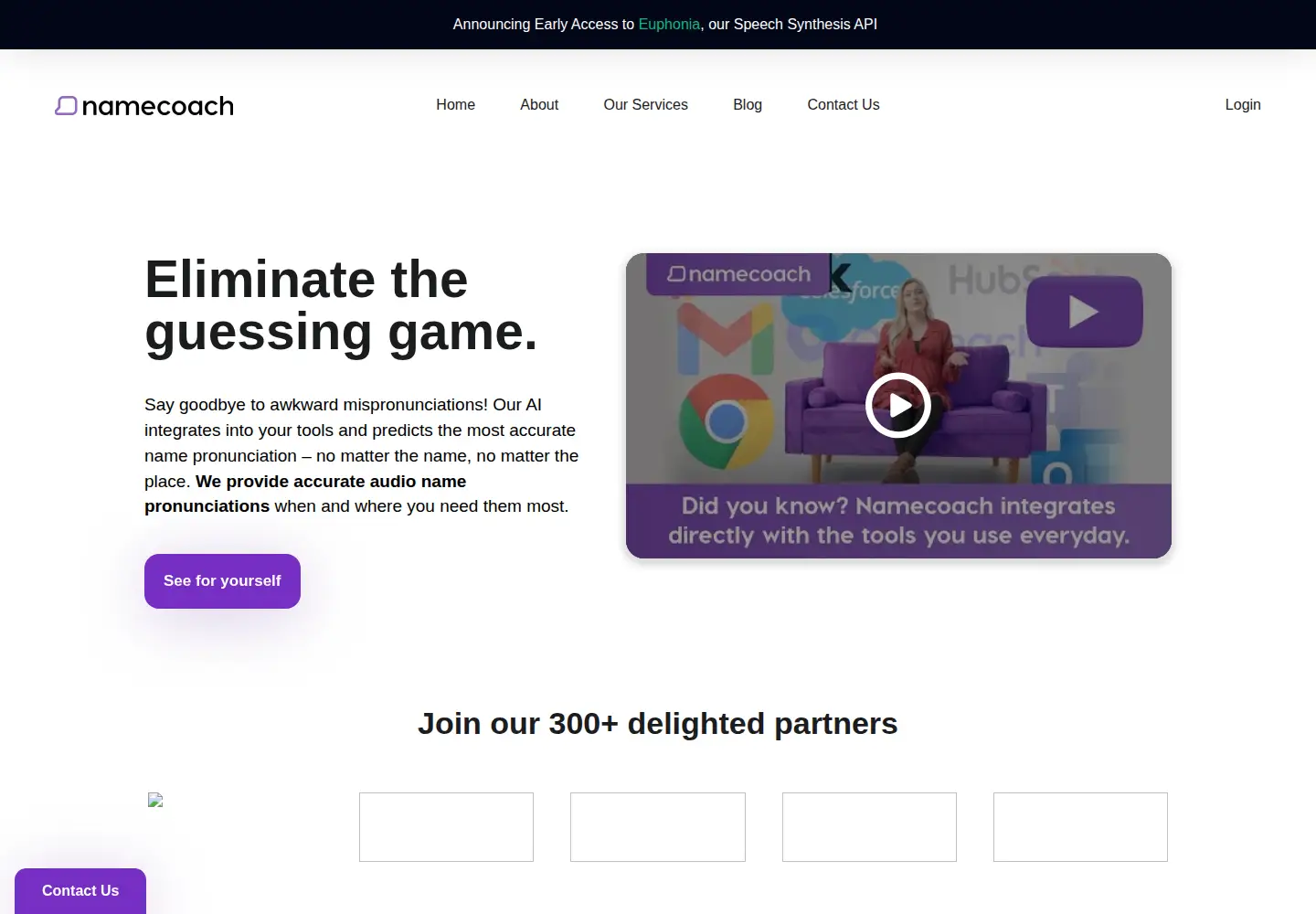 Screenshot of name-coach.com