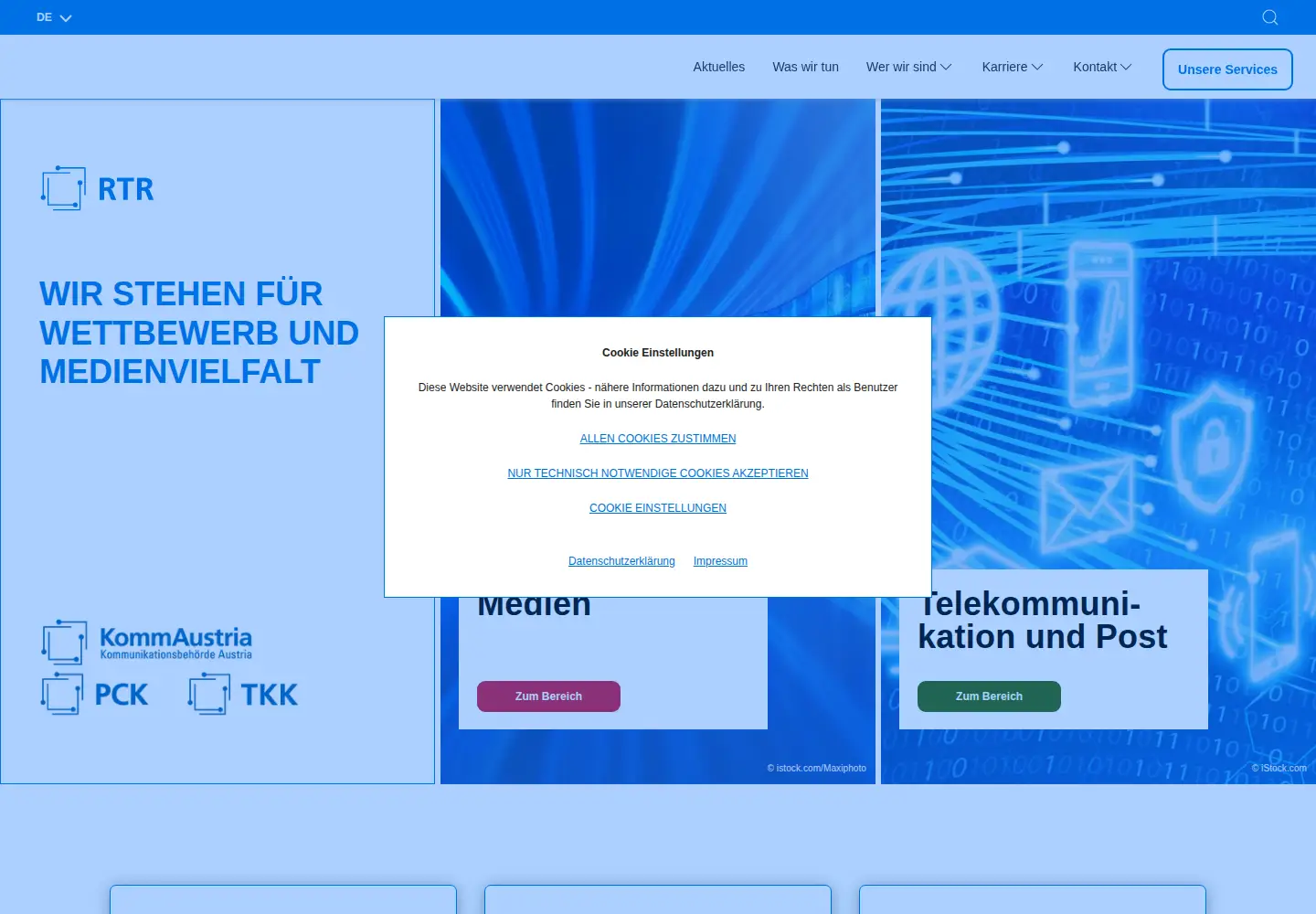 Screenshot of rtr.at