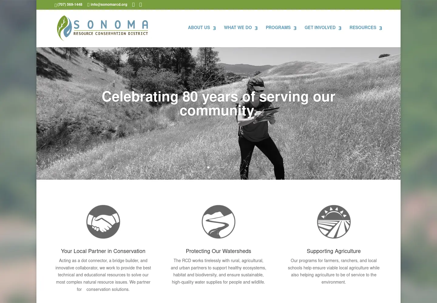 Screenshot of sonomarcd.org