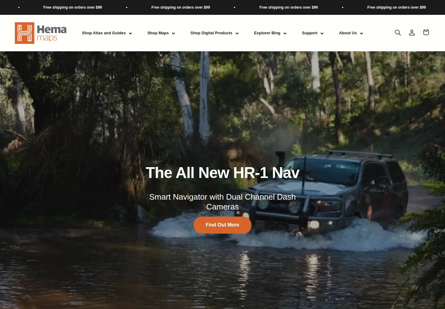 Screenshot of hemamaps.com