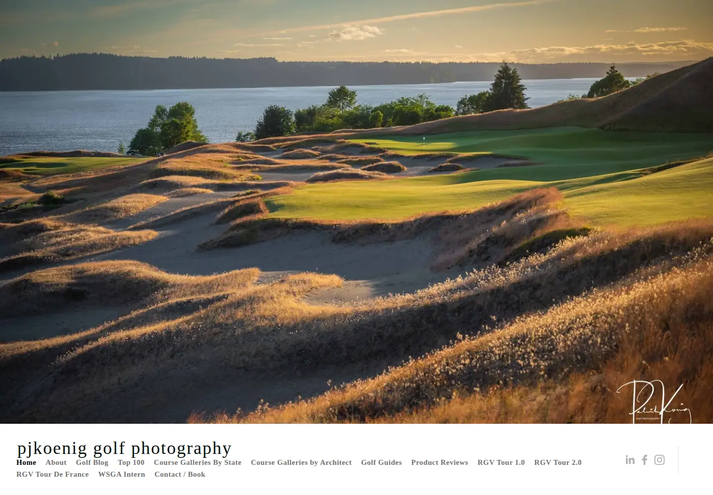 Screenshot of pjkoenig.com