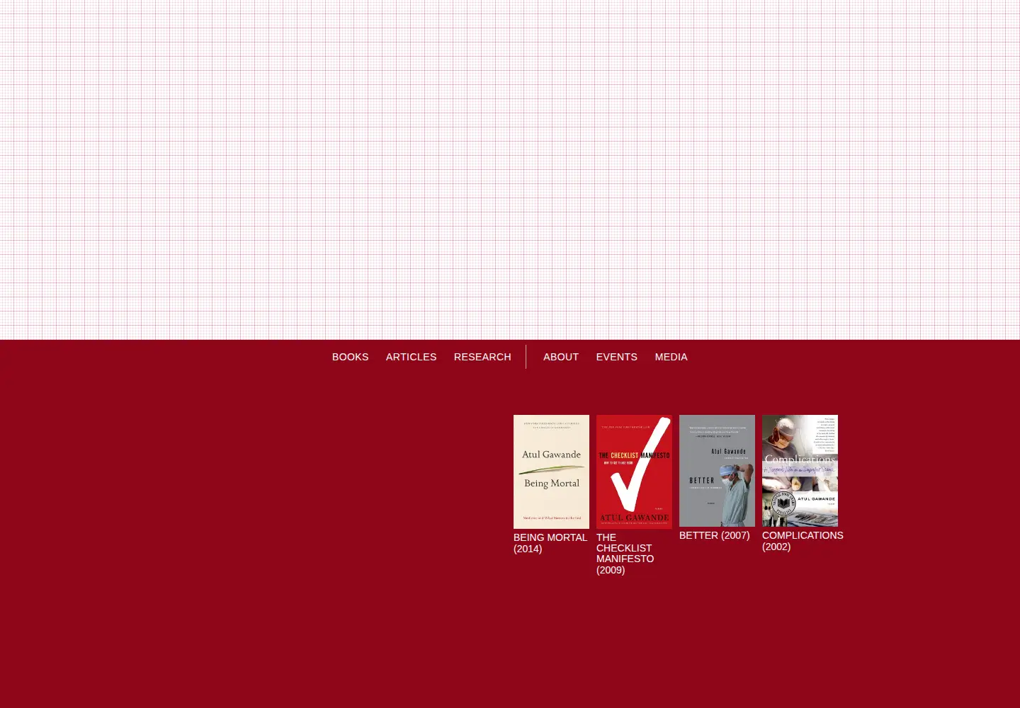 Screenshot of atulgawande.com