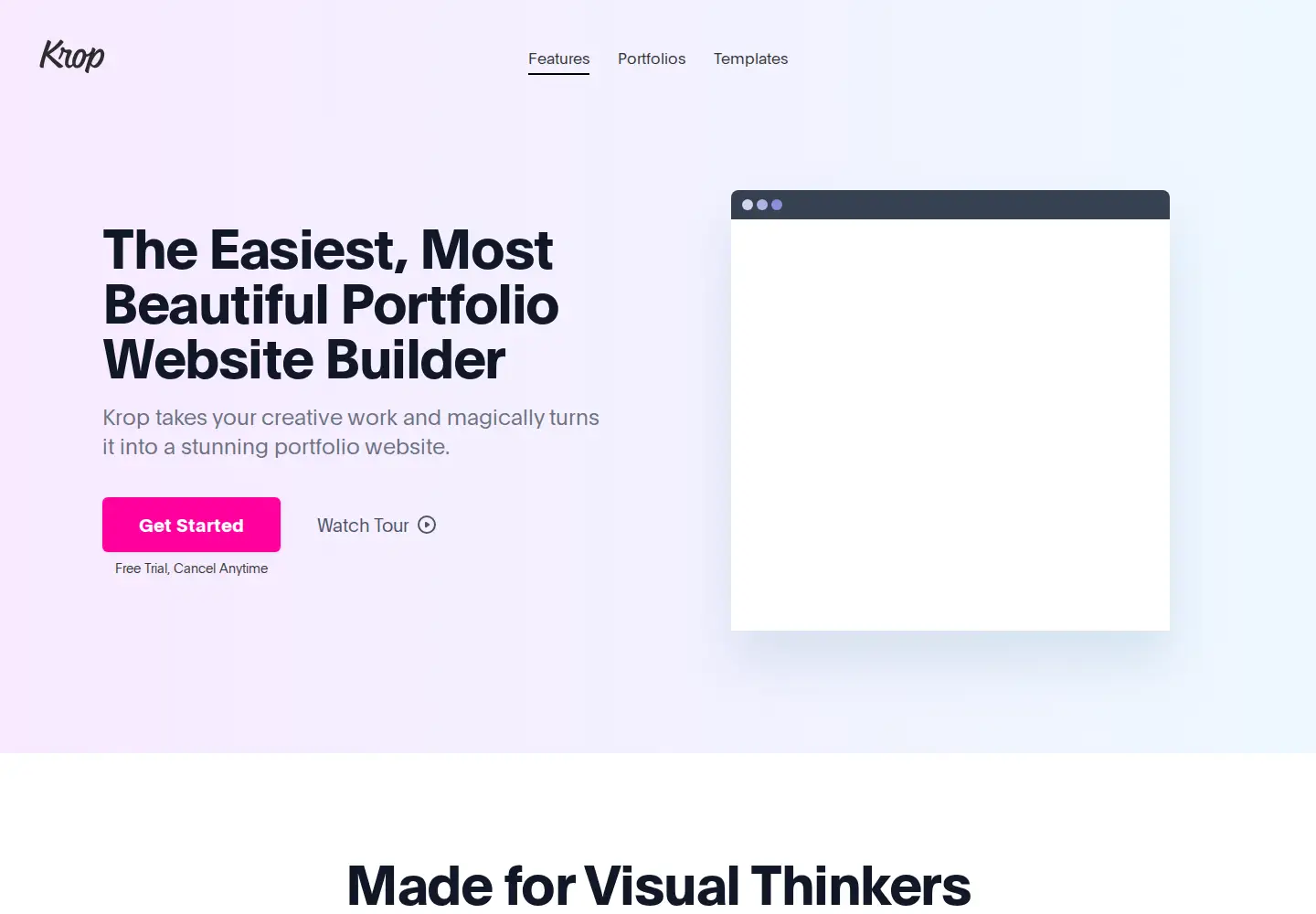 Screenshot of krop.com