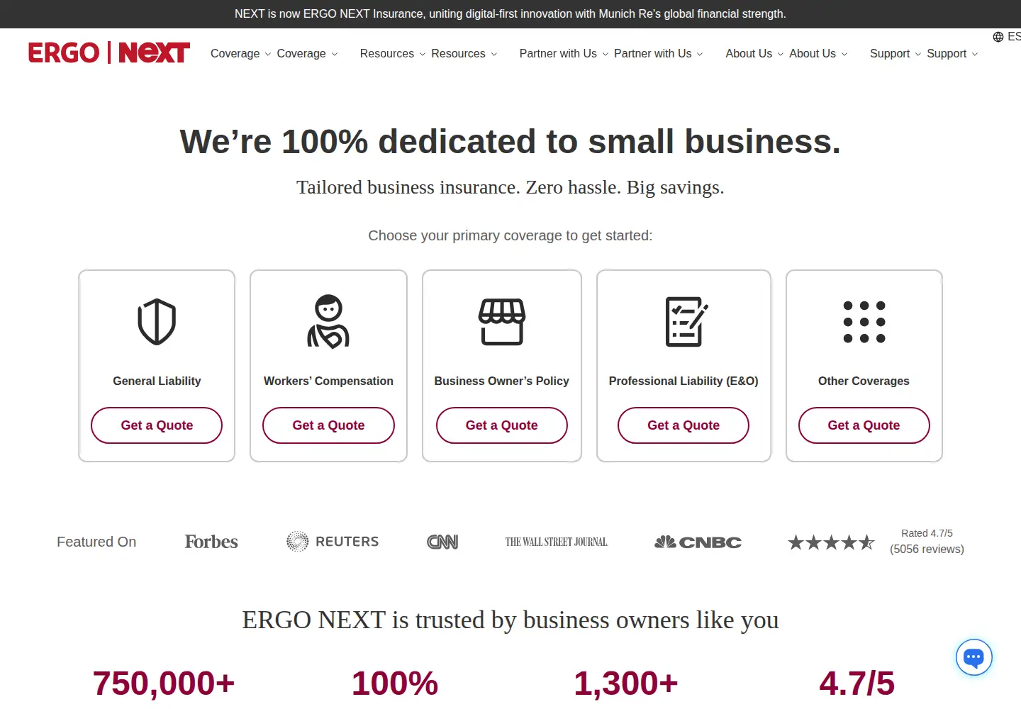 Screenshot of nextinsurance.com