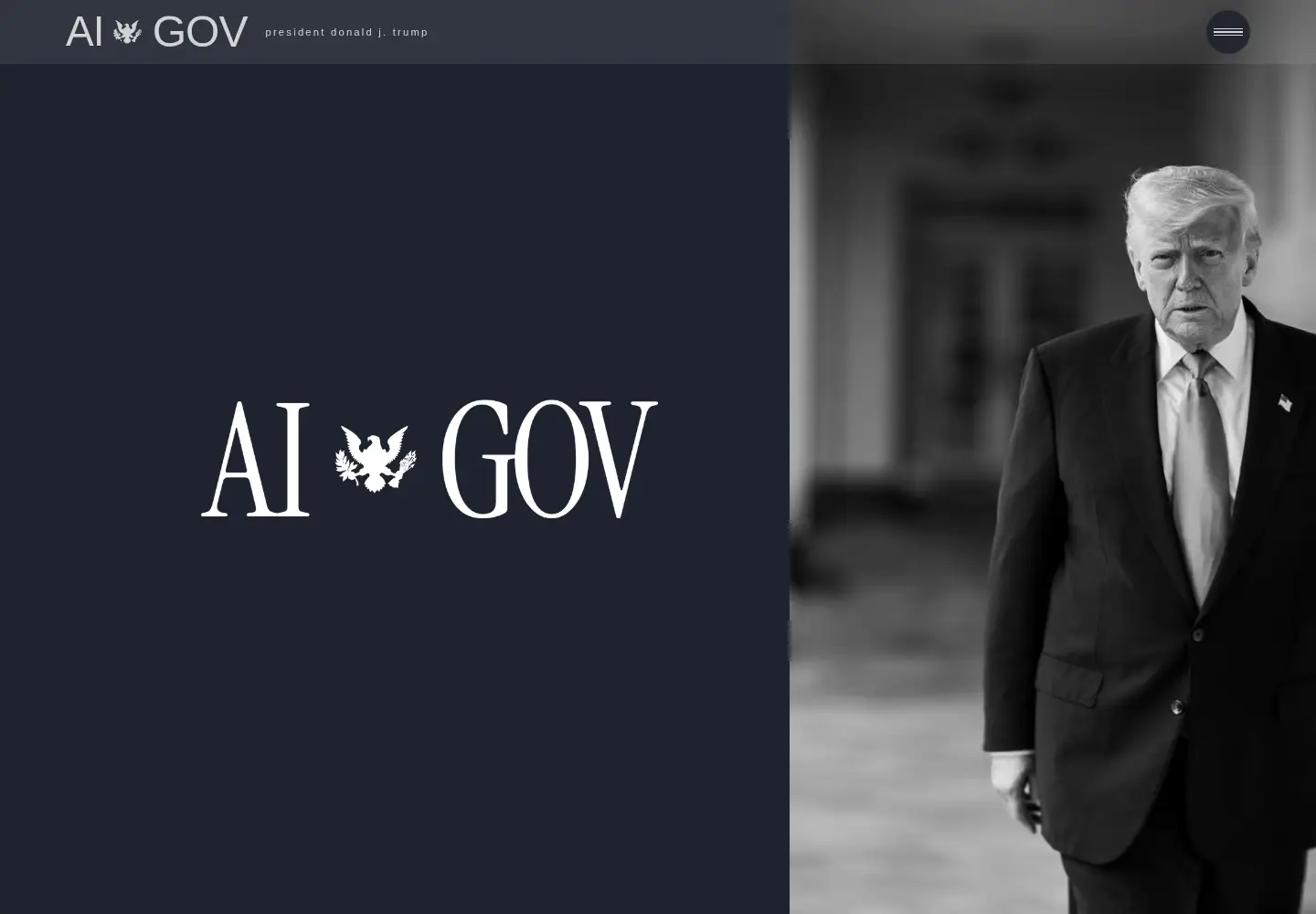 Screenshot of ai.gov