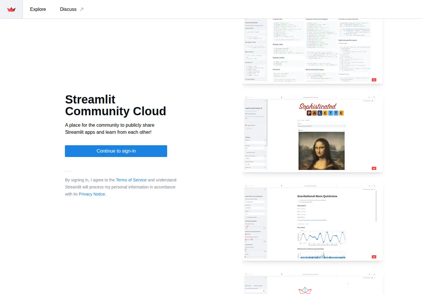 Screenshot of streamlit.app