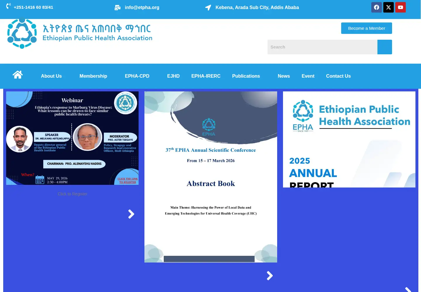 Screenshot of etpha.org