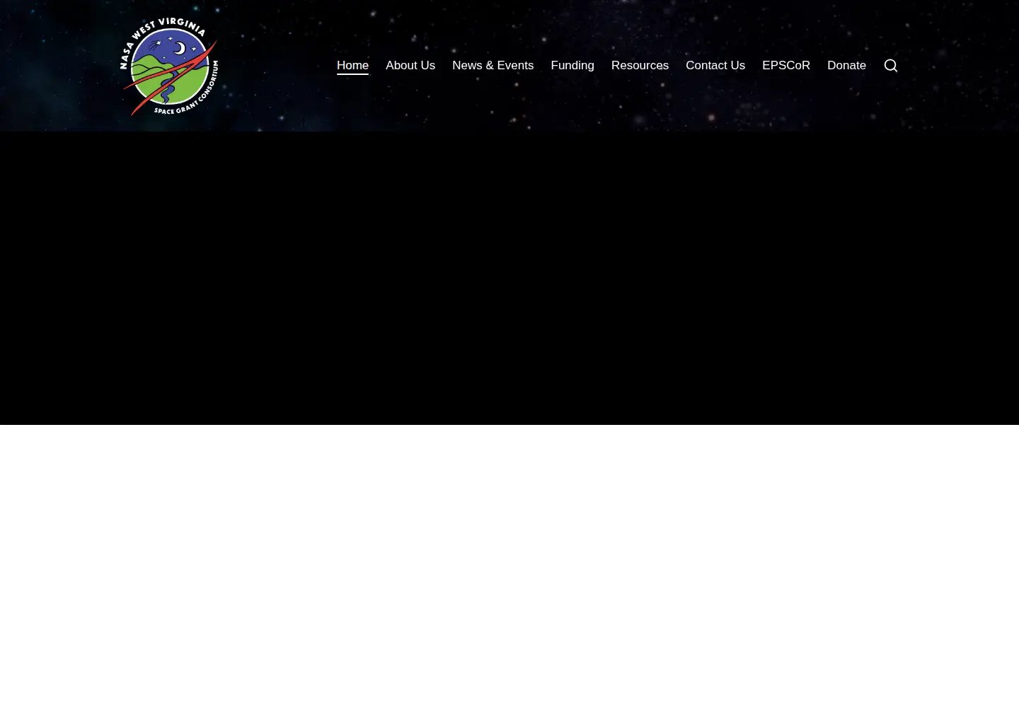 Screenshot of wvspacegrant.org
