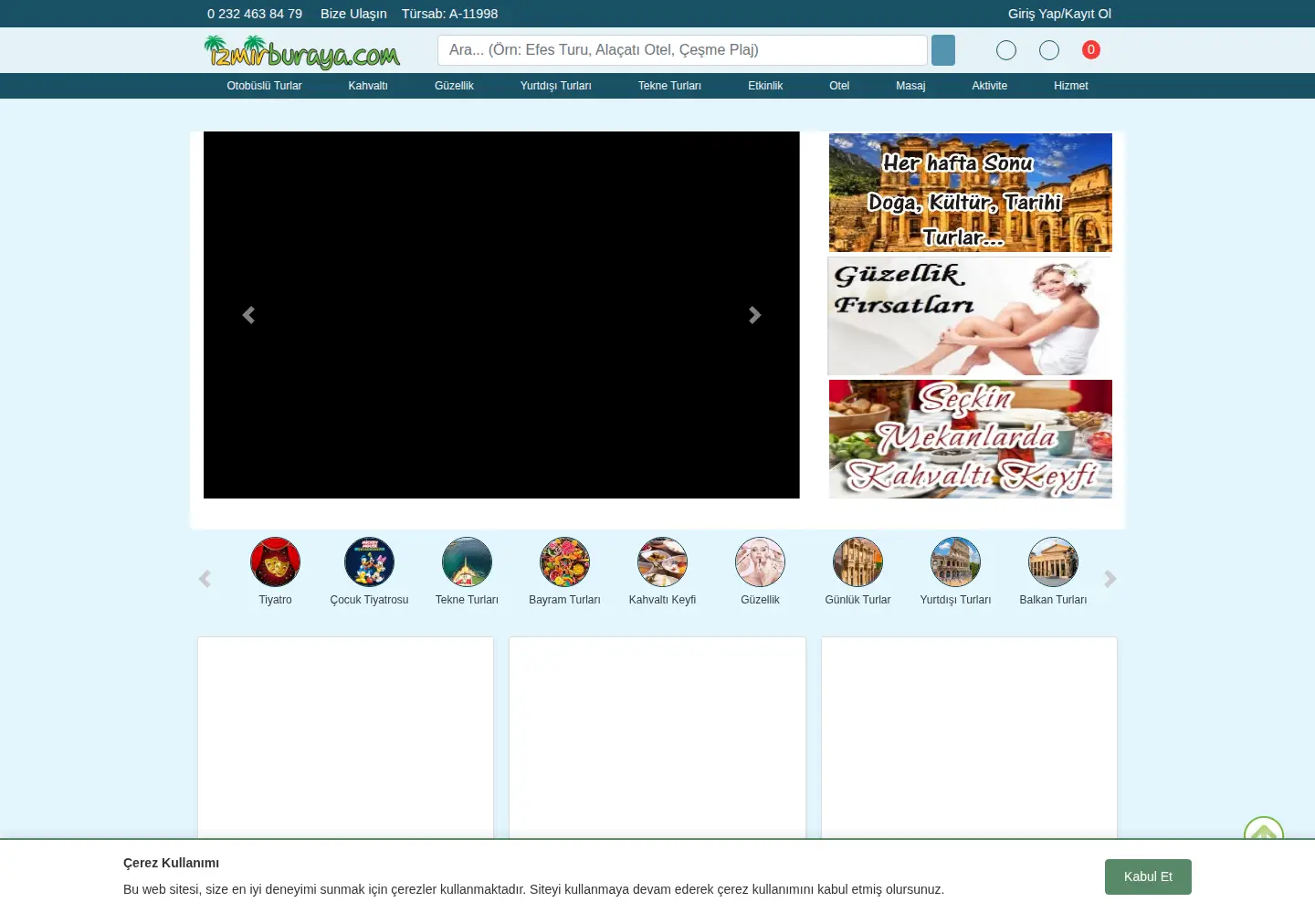Captured homepage of izmirburaya.com in the current scan