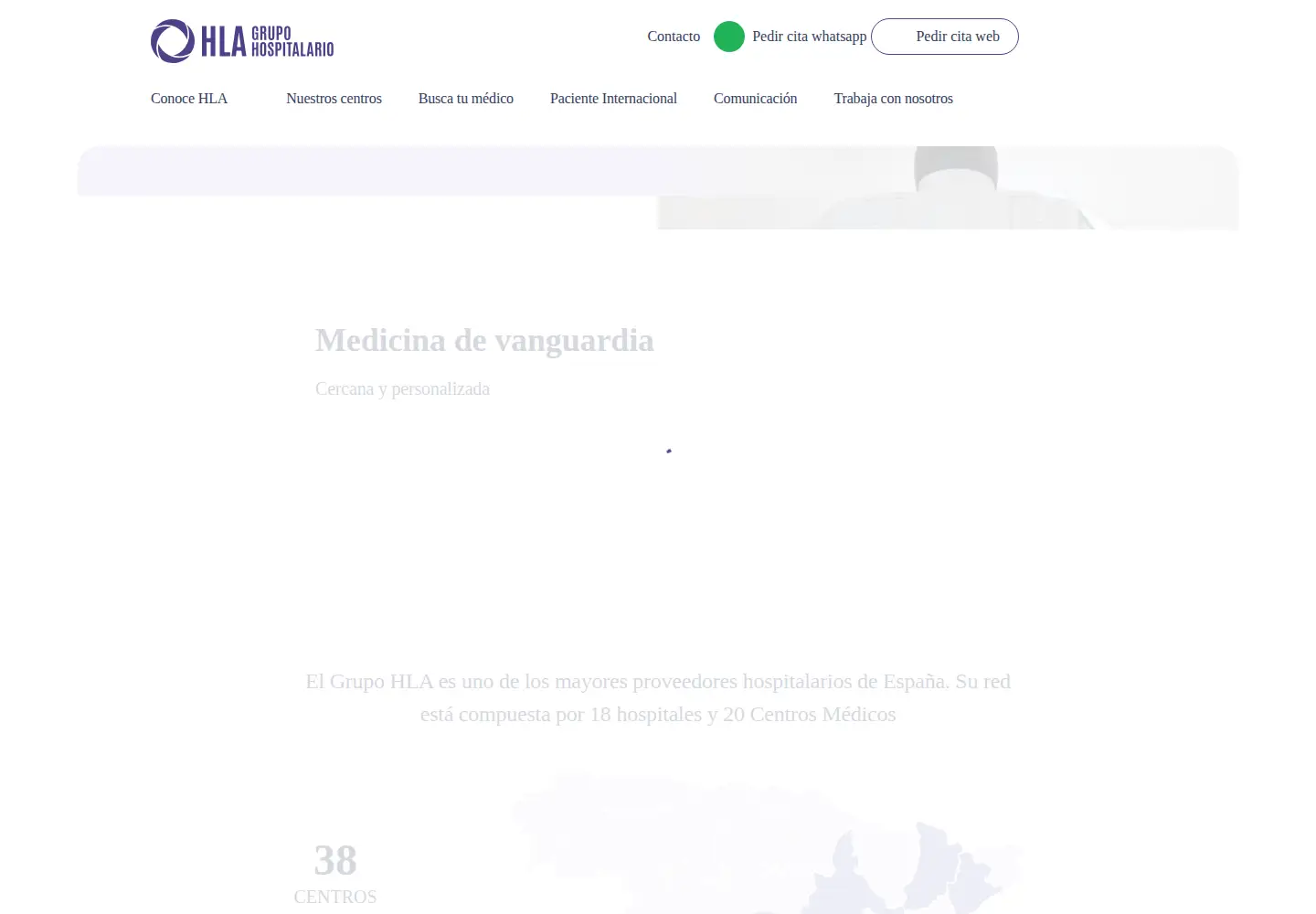 Screenshot of grupohla.com