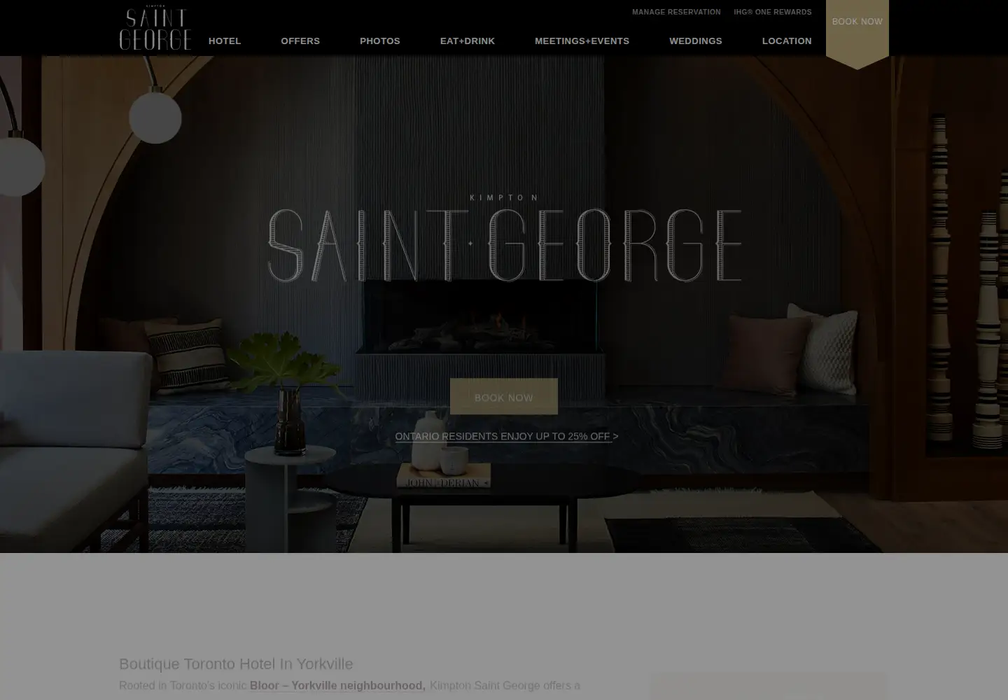 Screenshot of kimptonsaintgeorge.com