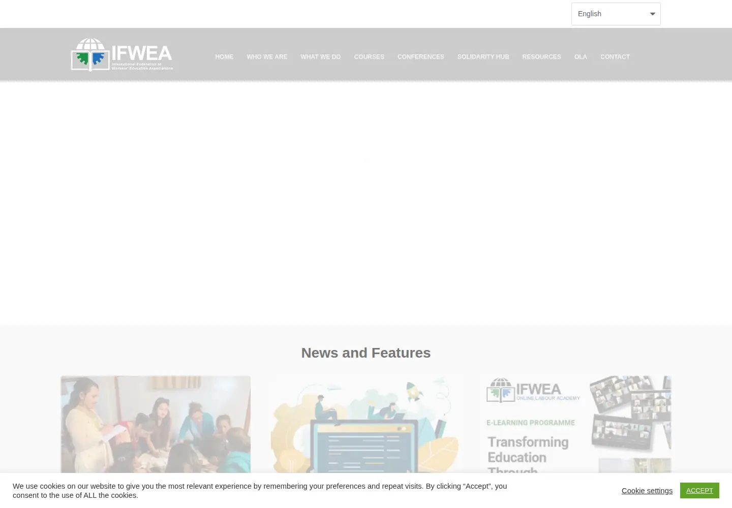 Screenshot of ifwea.org