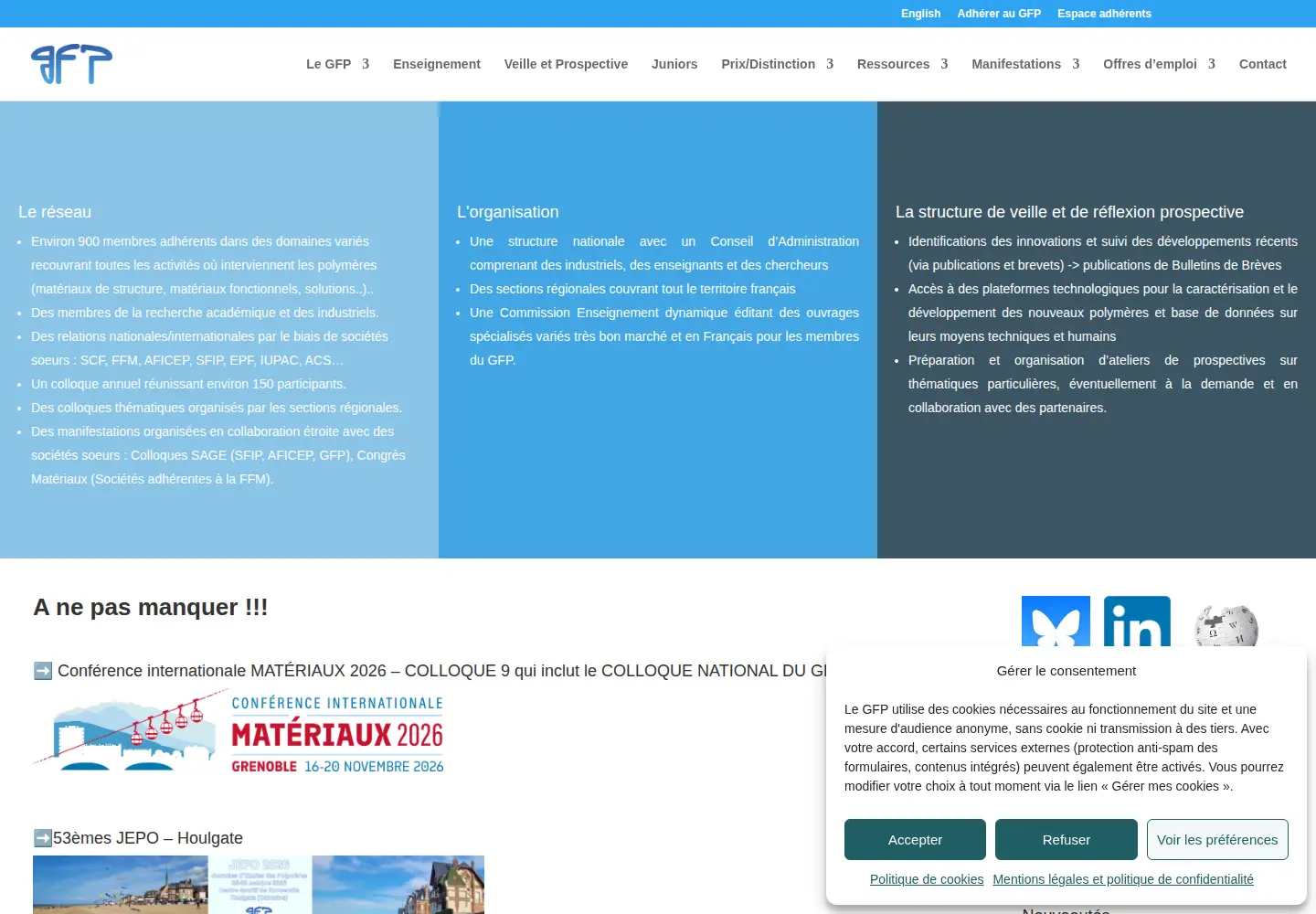 Screenshot of gfp.asso.fr