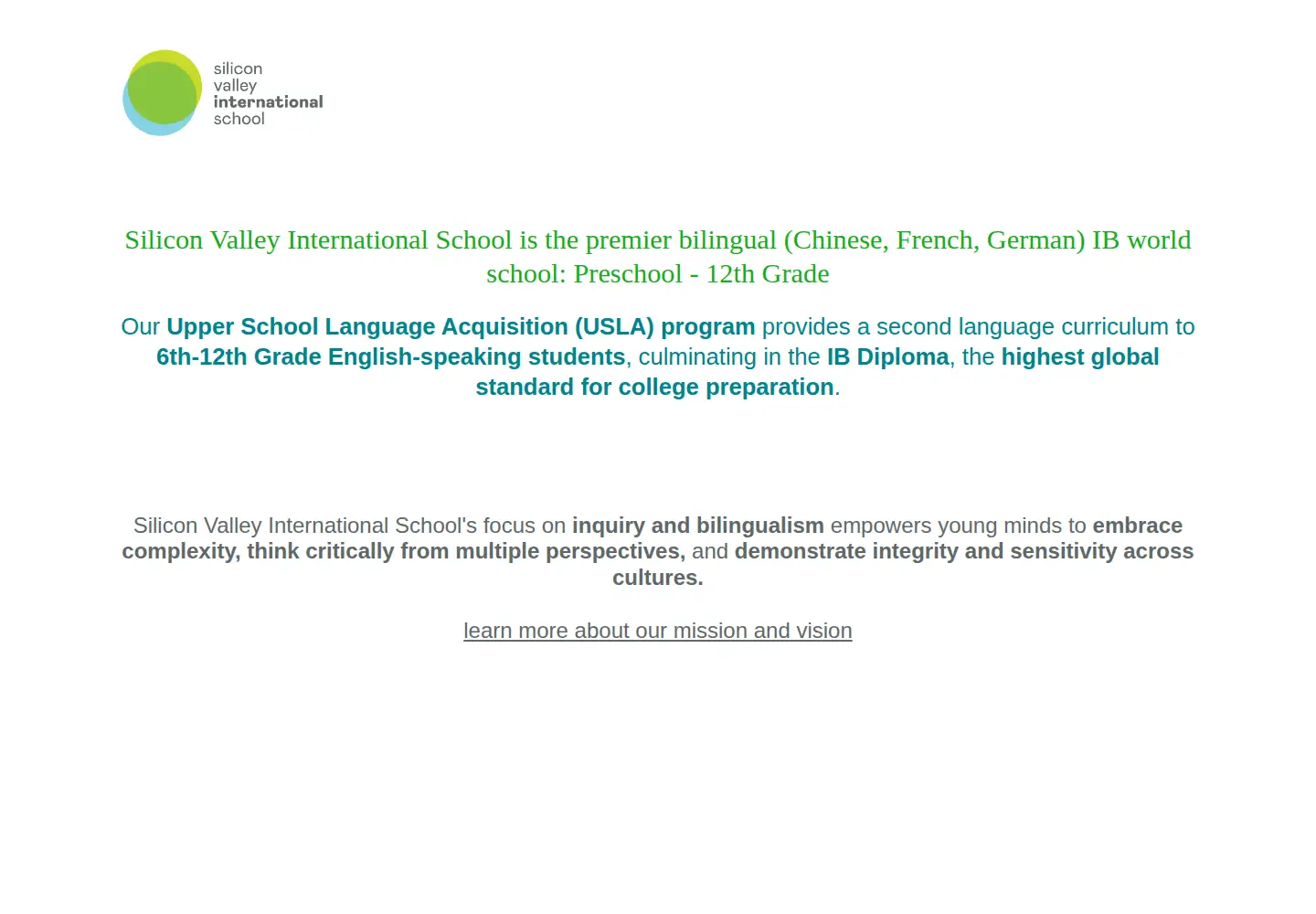 Screenshot of siliconvalleyinternational.org