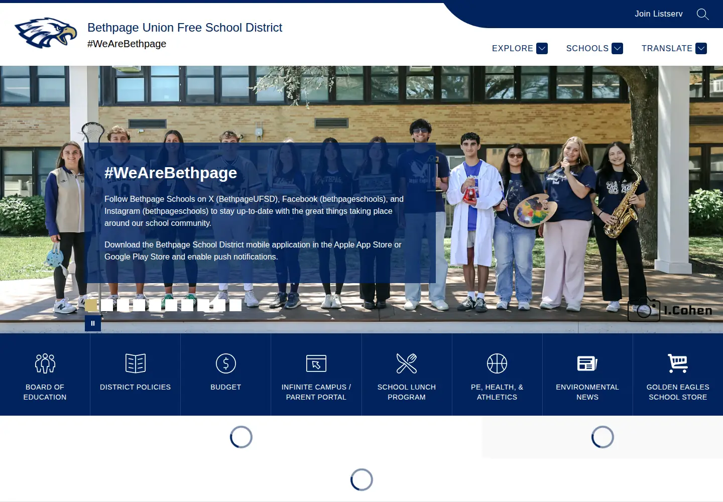 Screenshot of bethpagecommunity.com