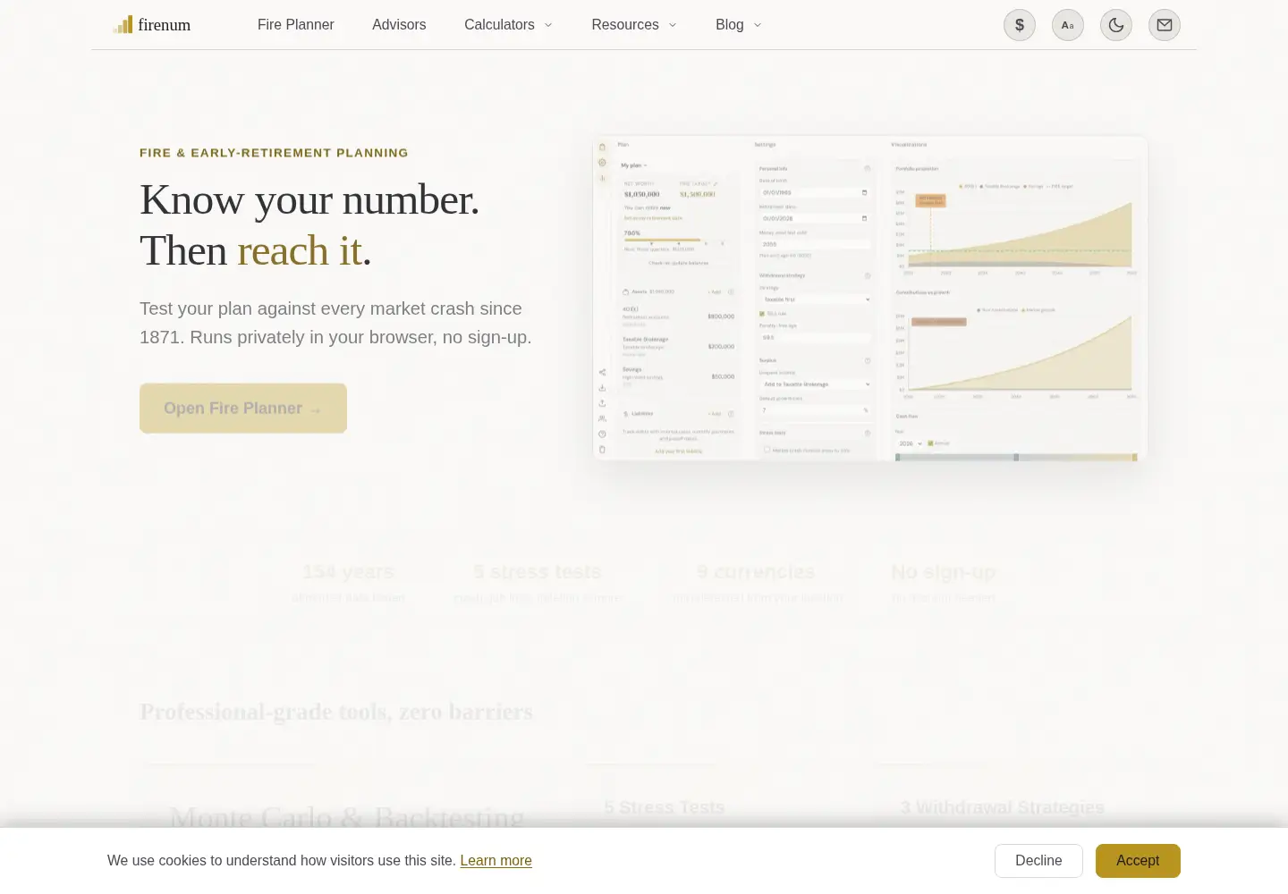 Screenshot of firenum.com