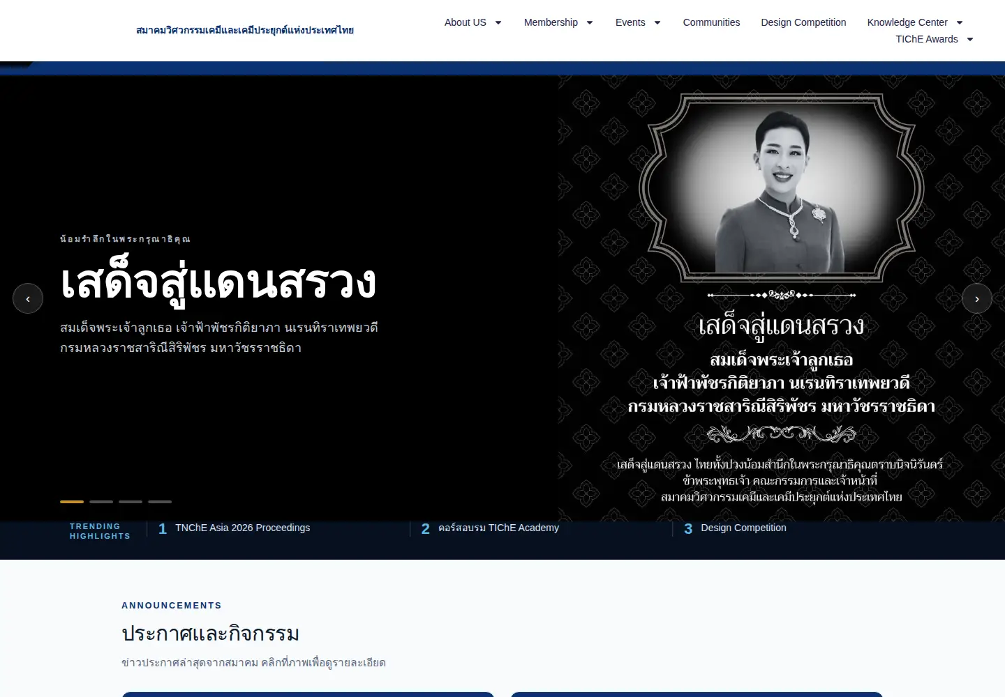 Screenshot of tiche.org