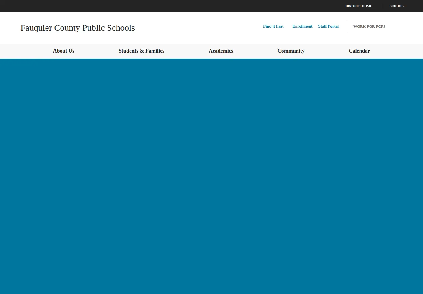 Screenshot of fcps1.org