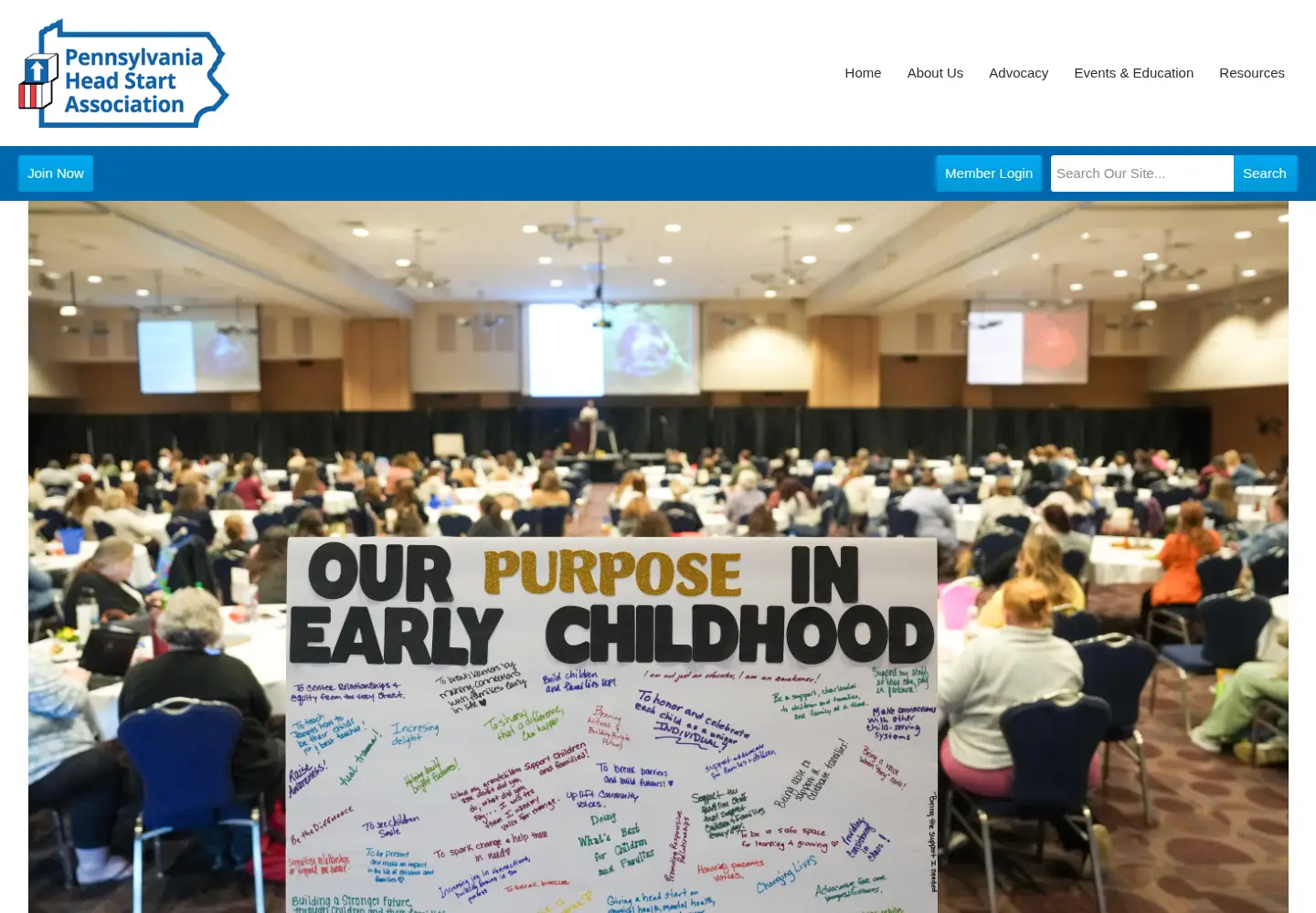 Screenshot of paheadstart.org