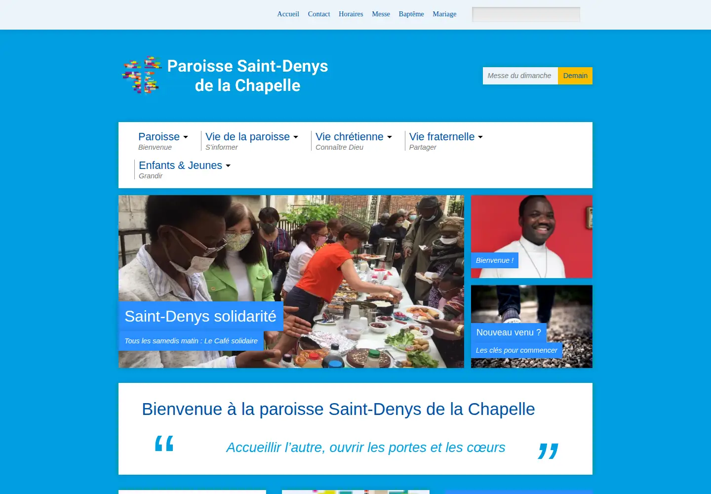 Screenshot of saintdenyslachapelle.fr