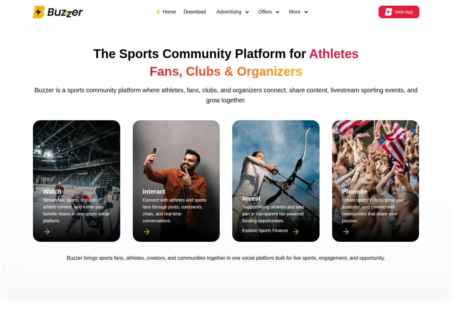 Captured homepage of buzzerfan.com in the current scan